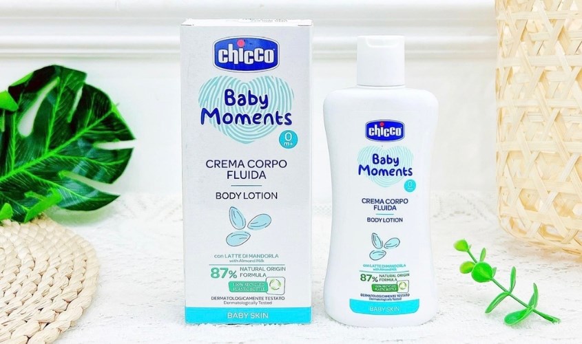 Sữa dưỡng ẩm chiết xuất hạnh nhân cho bé Chicco 200 ml