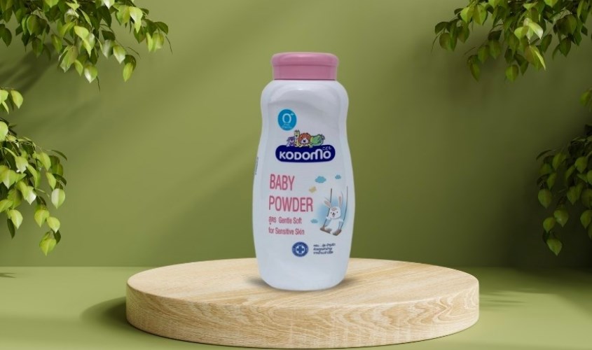 Phấn rôm dưỡng ẩm cho bé Kodomo Gentle Soft 180g