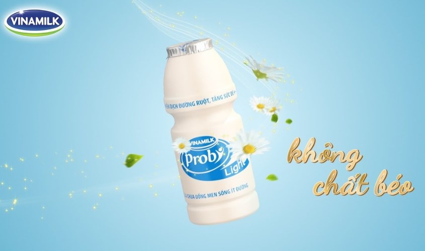 Lốc 5 chai sữa chua uống men sống ít đường Vinamilk Probi 65 ml (từ 1 tuổi)