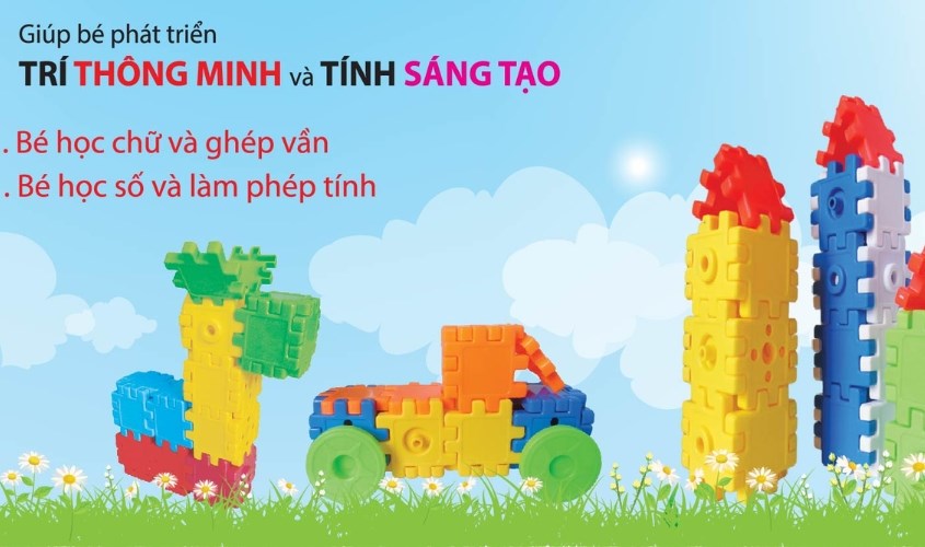 Đồ chơi lắp ráp hình vuông diệu kỳ Antona (69 chi tiết)