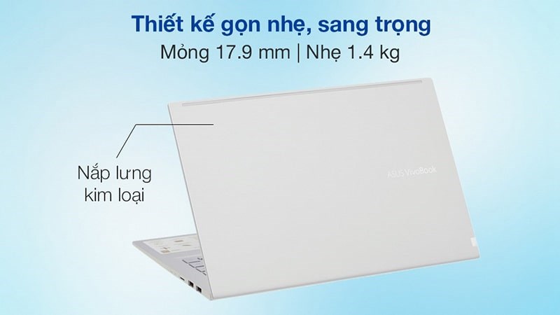 Thiết kế sang trọng, mỏng nhẹ