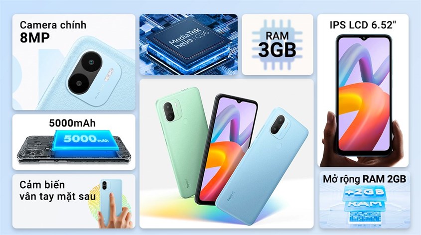 Xiaomi Redmi A2+ sở hữu hiệu năng ổn định với các tác vụ Xiaomi Redmi A2+ sở hữu hiệu năng ổn định với các tác vụ