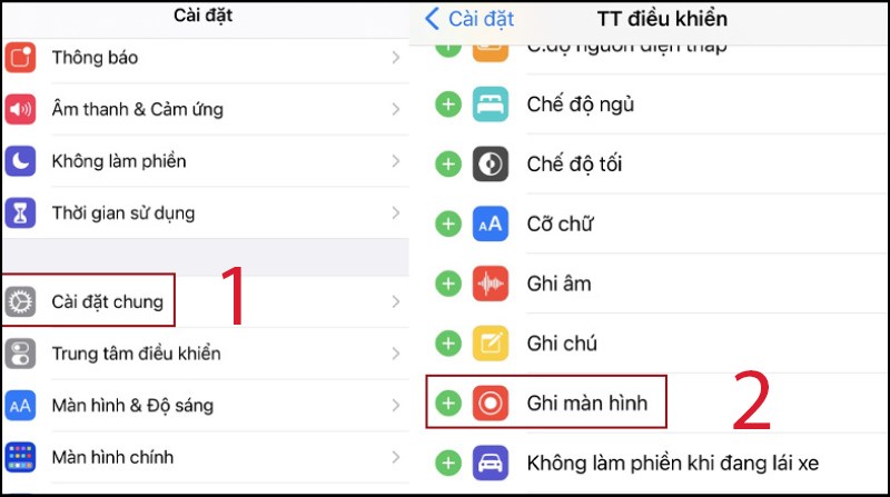 C&agrave;i đặt tr&igrave;nh ghi m&agrave;n h&igrave;nh v&agrave;o AssistiveTouch