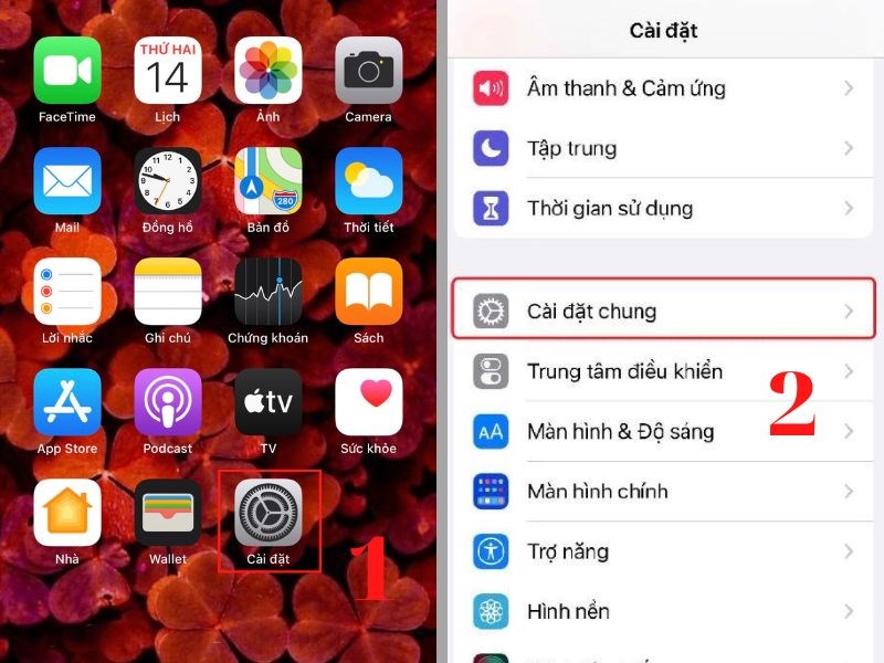 C&agrave;i đặt > C&agrave;i đặt chung