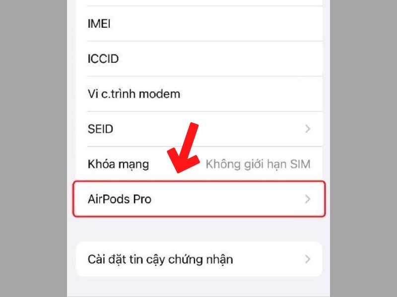 Giới thiệu > AirPods Pro