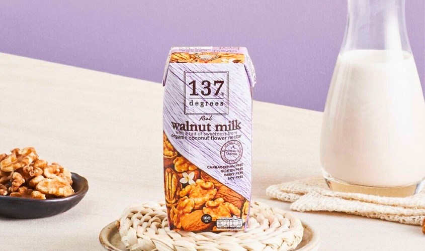 Lốc 3 hộp sữa hạt óc chó truyền thống 137 Degrees 180 ml (từ 1 tuổi)