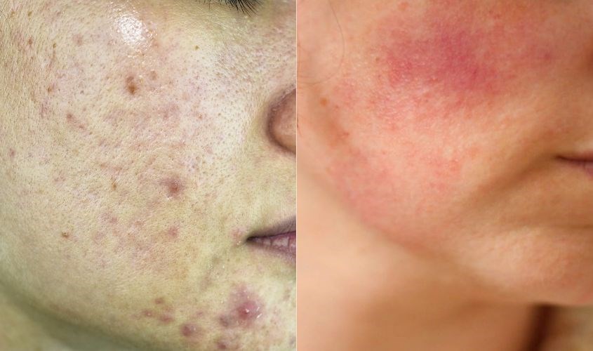 Phân biệt da đẩy mụn (Purging), kích ứng (Break out) khi dùng BHA, AHA