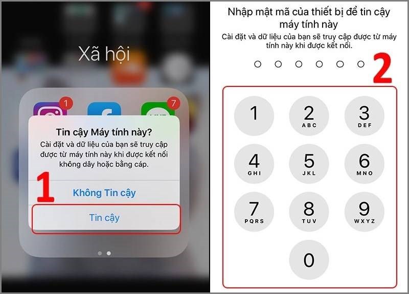 Kiểm tra bằng c&aacute;ch kết nối iTunes
