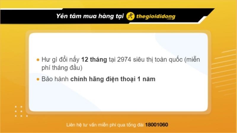 Ch&iacute;nh s&aacute;ch bảo h&agrave;nh tại Thế Giới Di Động