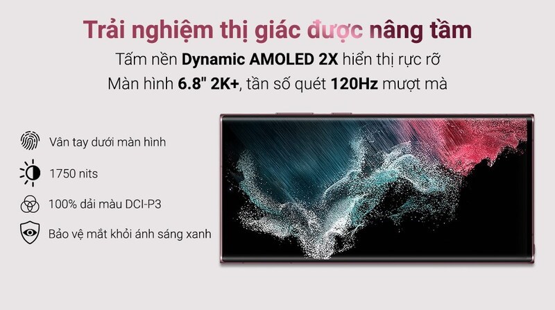 Điện thoại có màn hình lớn 6.8 inch đạt độ phân giải 2K+ Điện thoại có màn hình lớn 6.8 inch đạt độ phân giải 2K+ sắc nét