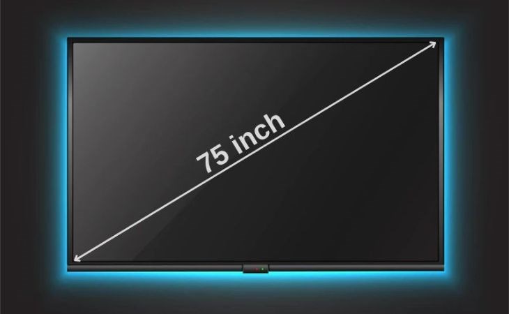 Tivi 75 inch có kích thước bao nhiêu cm? Nên mua tivi 75 inch nào tốt?