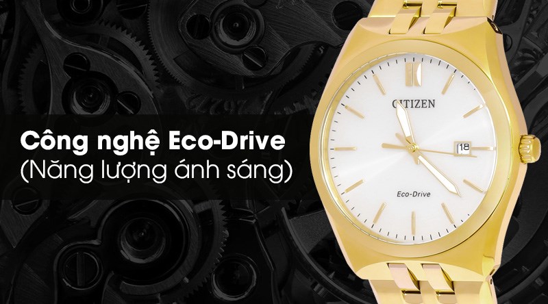 Sử dụng công nghệ Eco-Drive, không lo lắng hết pin