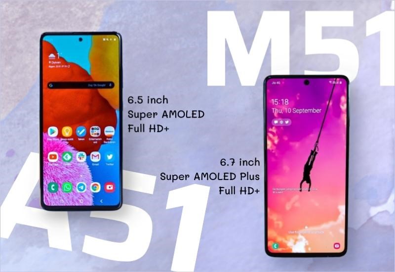 Điểm chung của Galaxy A51 và M51 đều sử dụng màn hình tràn viền vô cực Infinity-O Điểm chung của Galaxy A51 và M51 đều sử dụng màn hình tràn viền vô cực Infinity-O