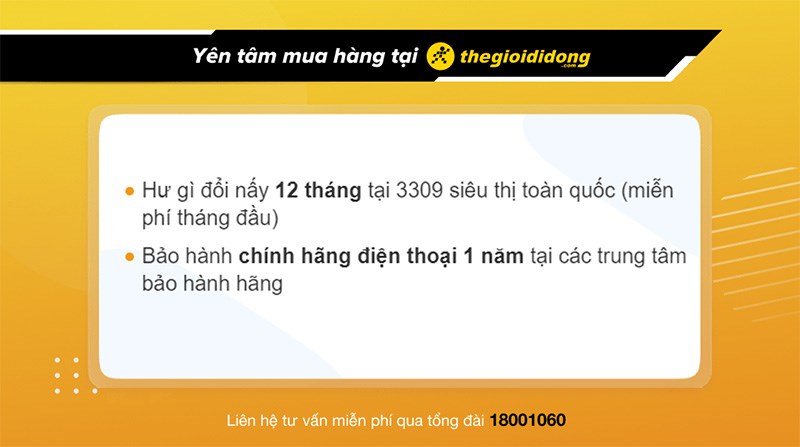 Chính sách bảo hành tại Thế Giới Di Động Chính sách bảo hành tại Thế Giới Di Động