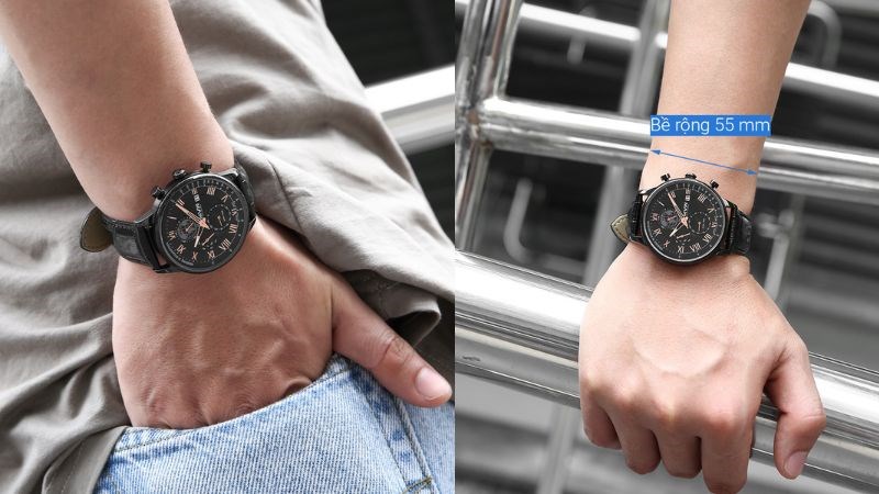 Mẫu đồng hồ nam t&iacute;nh, thanh lịch