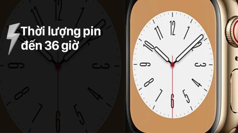Thời lượng pin cải tiến lên đến 36 giờ