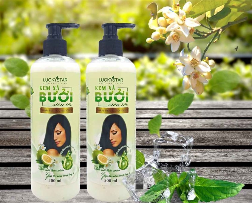 Dầu Gội Bưởi Lucky Star giúp tóc đen mượt, mọc tóc chai 250ml Dầu Gội Bưởi Lucky Star giúp tóc đen mượt, mọc tóc chai 250ml