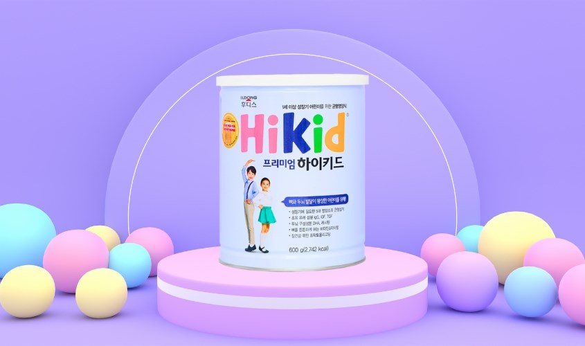 Sữa bột Hikid Premium 600g (1 - 9 tuổi)
