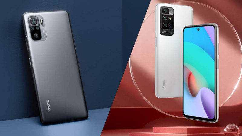 Thiết kế hai sản phẩm Redmi 10 v&agrave; Redmi Note 10 tạo hiệu quả thẩm mỹ
