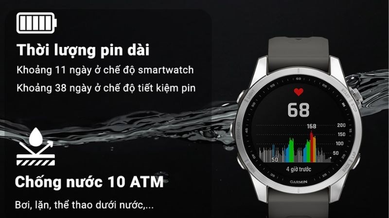 Thời lượng pin d&agrave;i v&agrave; chống nước s&acirc;u