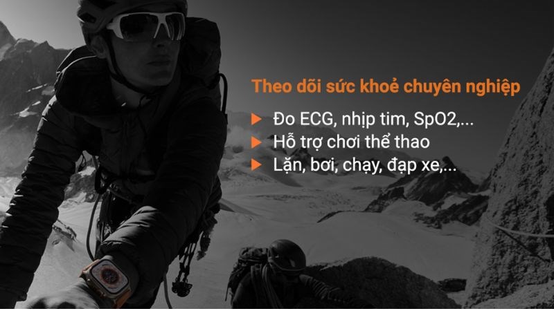 Một số tính năng theo dõi sức khỏe chuyên biệt của Apple Watch Ultra Một số tính năng theo dõi sức khỏe chuyên biệt của Apple Watch Ultra