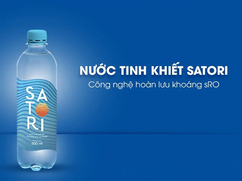 Nước tinh khiết Satori 500 ml