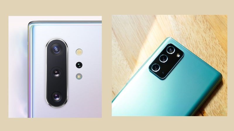 Thiết kế camera của Samsung Galaxy Note 10+ v&agrave; Note 20