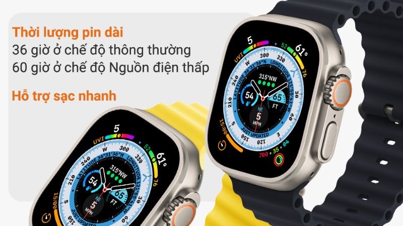 Thời gian sử dụng lên tới 60 giờ