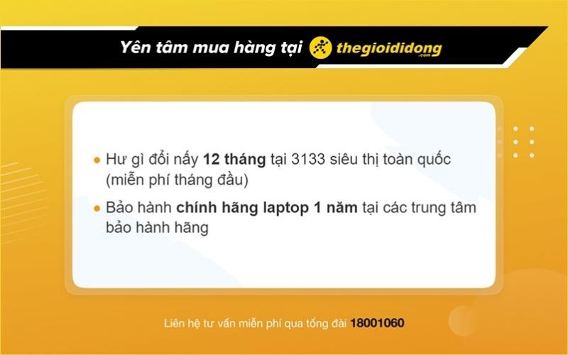 Chính sách bảo hành ngành hàng điện thoại tại TGDĐ