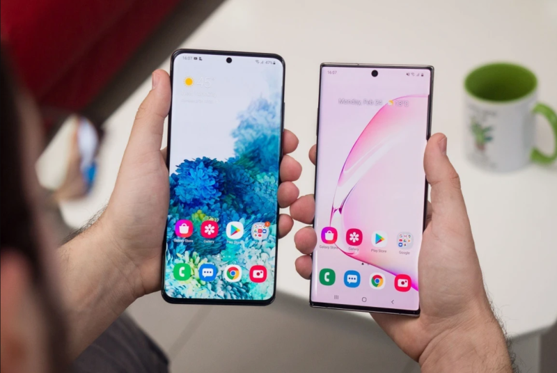 zz Dung lượng pin của Galaxy S20 và Note 20 không quá chênh lệch