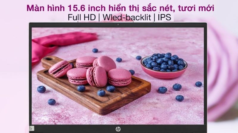 Màn hình 15.6 inch hiển thị sắc nét, tươi mới