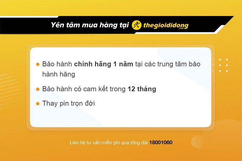 Ch&iacute;nh s&aacute;ch bảo h&agrave;nh đồng hồ tại Thế Giới Di Động