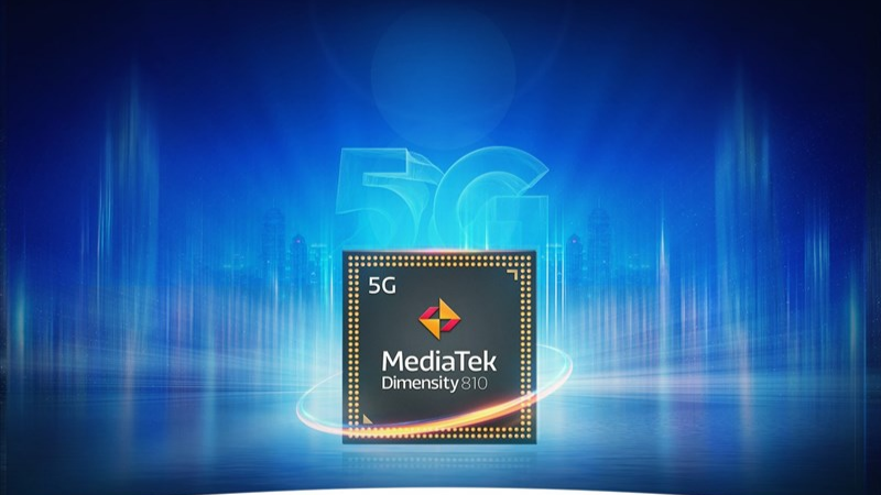 Con chip  MediaTek Dimensity 810 