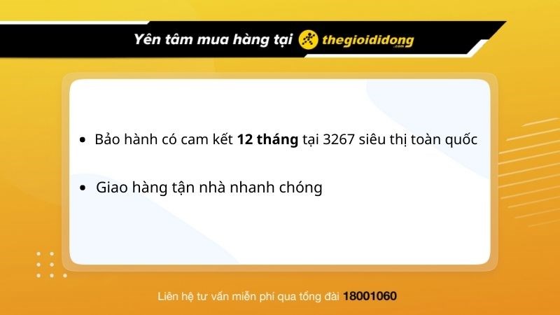 Ch&iacute;nh s&aacute;ch bảo h&agrave;nh tại Thế Giới Di Động
