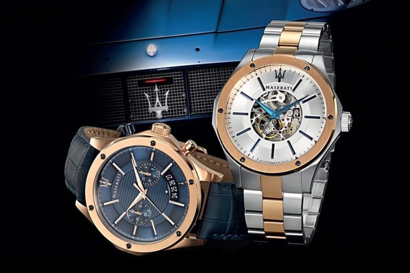 Đồng hồ Maserati sở hữu thiết kế sang trọng, phối m&agrave;u h&agrave;i h&ograve;a