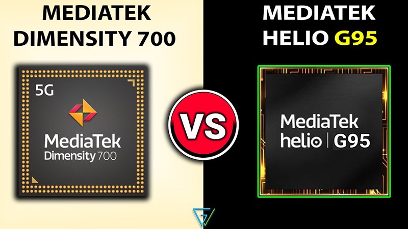 Dimensity 700 chiếm ưu thế c&oacute; hiệu năng mạnh hơn so với Helio G95