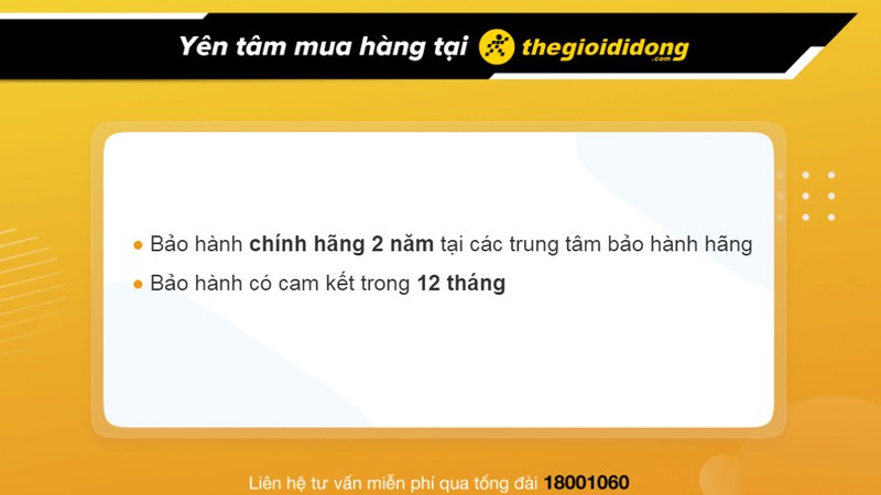 Chính sách bảo hành đồng hồ tại Thế Giới Di Động