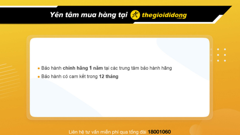 Ch&iacute;nh s&aacute;ch bảo h&agrave;nh đồng hồ tại Thế giới di động