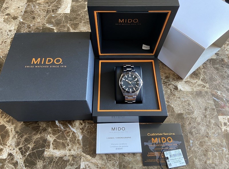 Hộp đi kèm của đồng hồ Mido Hộp đi kèm của đồng hồ Mido