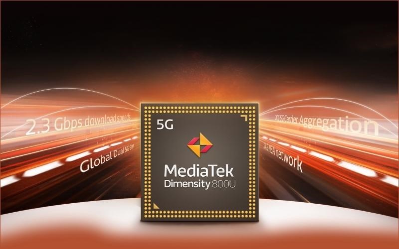 Vi xử l&yacute; Dimensity 800U sẽ cho người d&ugrave;ng trải nghiệm hiệu năng hoạt động mạnh mẽ