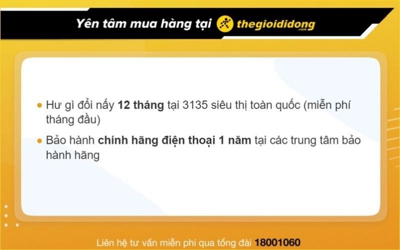 Ch&iacute;nh s&aacute;ch bảo h&agrave;nh khi mua h&agrave;ng tại Thế Giới Di Động 