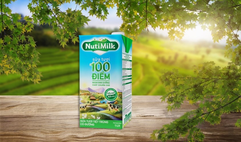 Sữa tươi NutiMilk 100 điểm