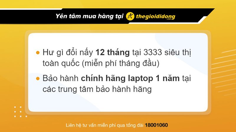 Yên tâm mua hàng tại Thế Giới Di Động