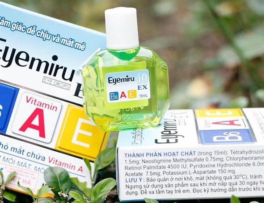Dung dịch nhỏ mắt Eyemiru 40 EX chưa viatmin E phòng và trị các bệnh về mắt