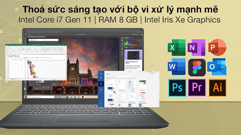 Thỏa sức sáng tạo với bộ vi xử lý mạnh mẽ