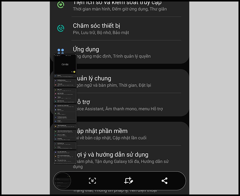 H&igrave;nh ảnh sau khi sử dụng t&iacute;nh năng chụp cuộn trang