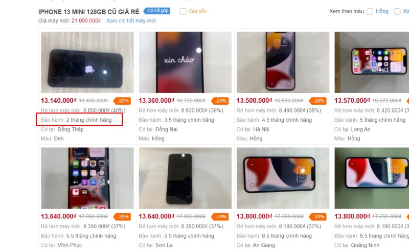 Ch&iacute;nh s&aacute;ch bảo h&agrave;nh tại Thế Giới Di Động