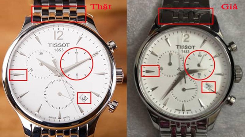 Kim đồng hồ thật thường sẽ được thiết kế ho&agrave;n chỉnh