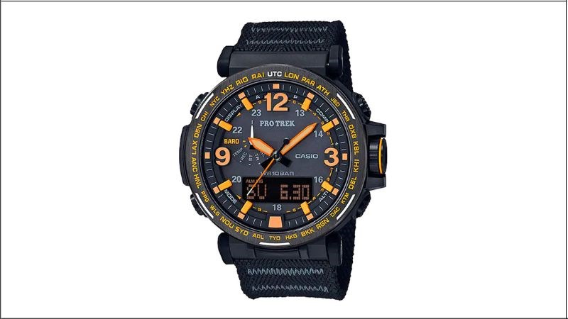 Casio Protrek có thiết kế hầm hố, năng động Casio Protrek có thiết kế hầm hố, năng động