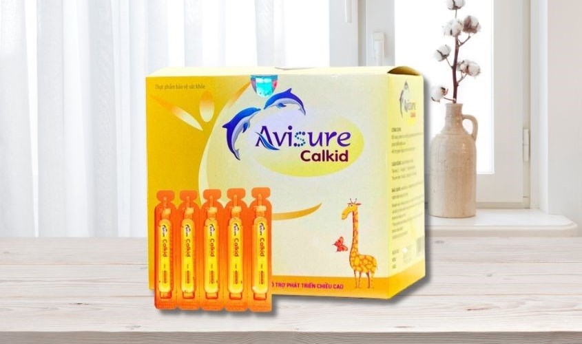 Siro Avisure Calkid hỗ trợ phát triển chiều cao 30 ống (từ 2 tuổi)